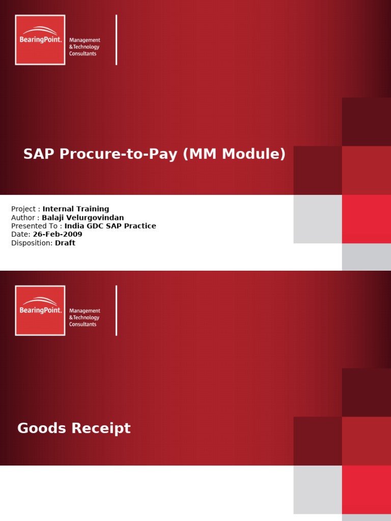 Procure To Pay Day4 Training | PDF
