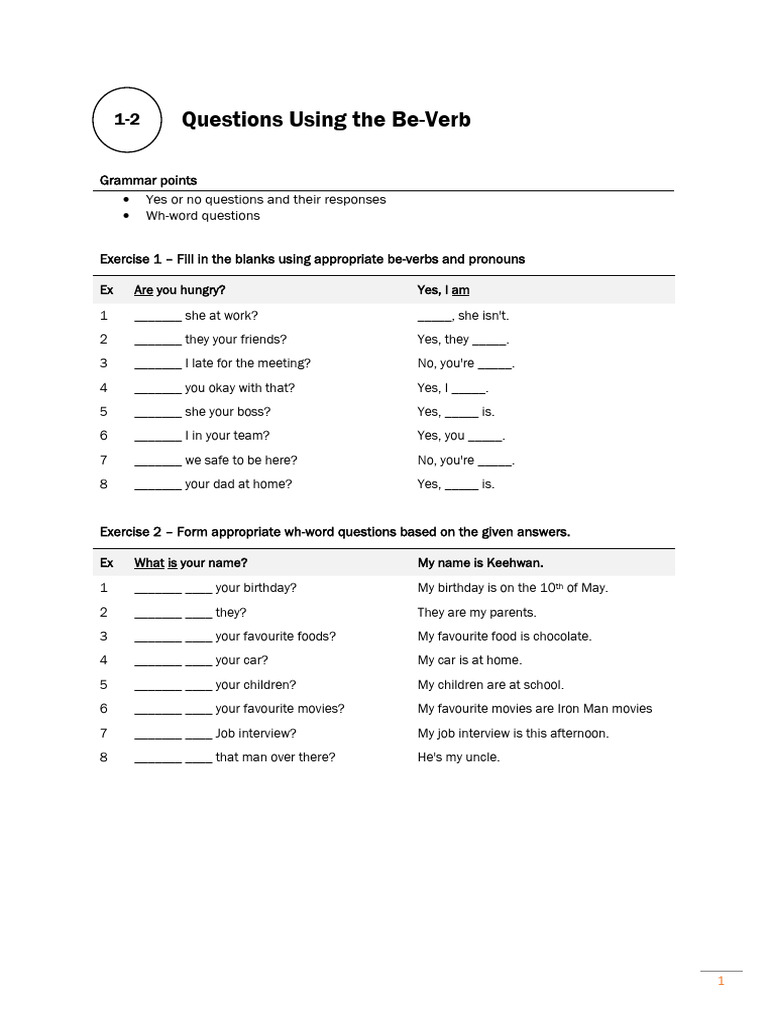 Worksheet+1 2 | PDF