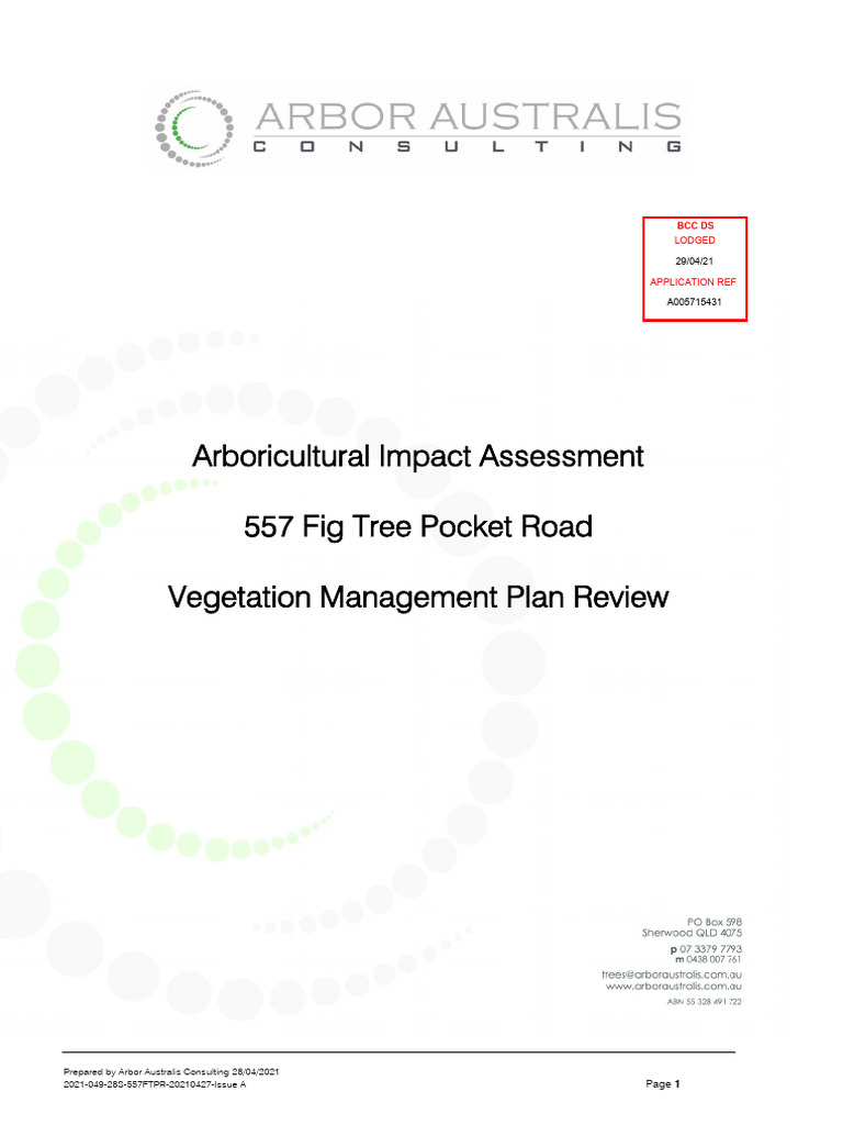 Arborist Assessment | PDF