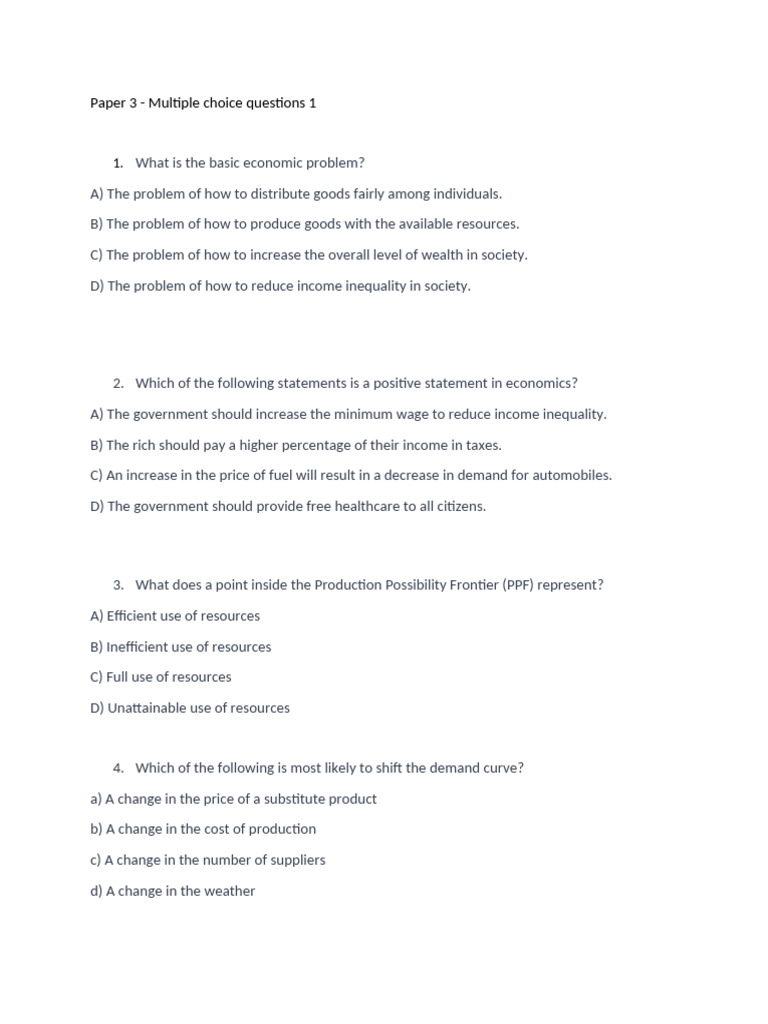 2023 Paper 3a QP | PDF