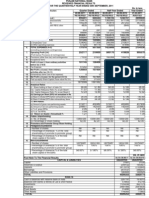 Financial Results Sep 2011