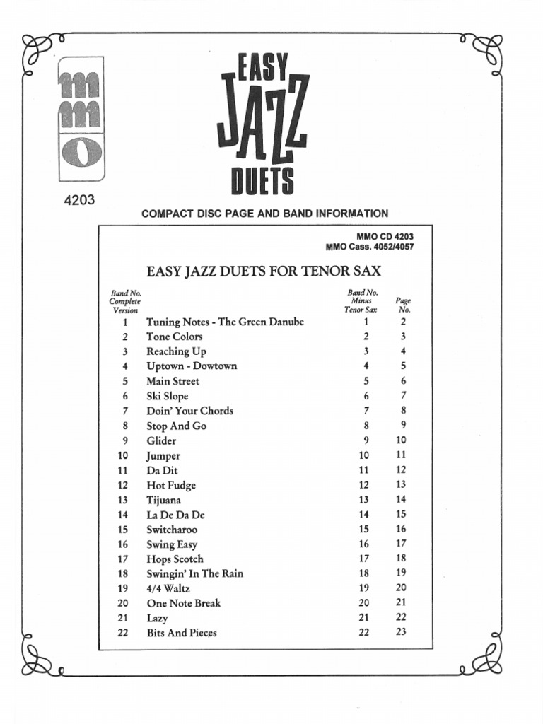 Easy Jazz Duets For 2 Von Norman Farnsworth Et Al. | Im Stretta Noten