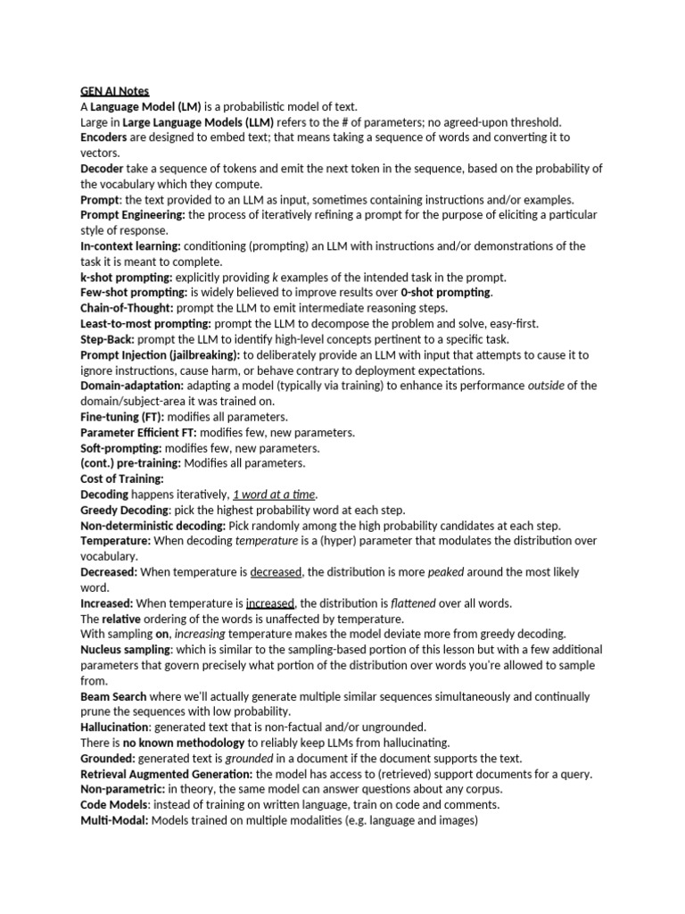 GEN AI Notes | PDF