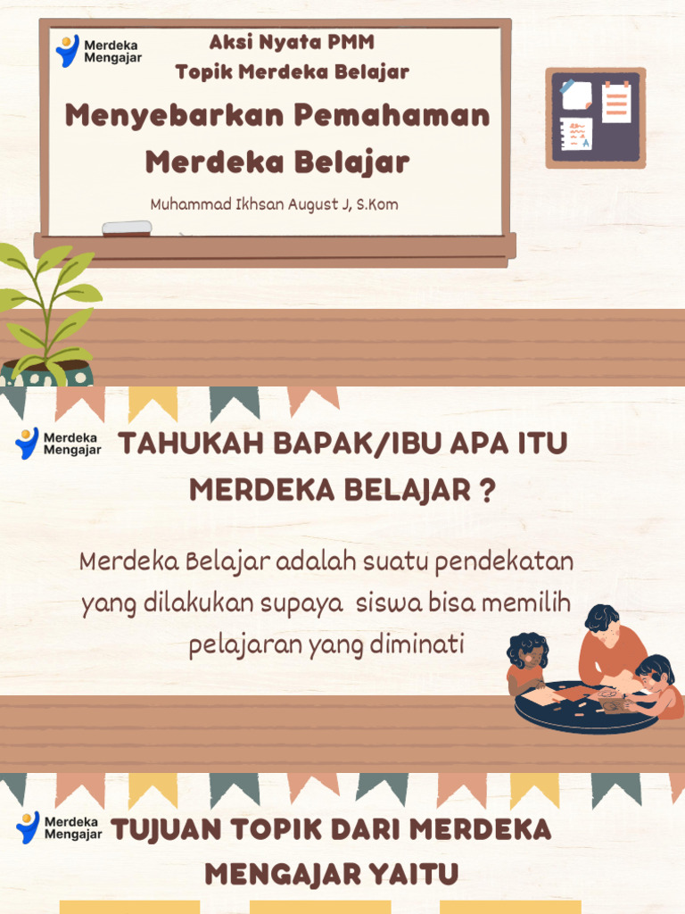 Menyebarkan Pemahaman Merdeka Belajar | PDF