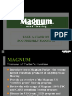 Magnum Floors Presents " Flooring for the new $30 Billion Green Market"