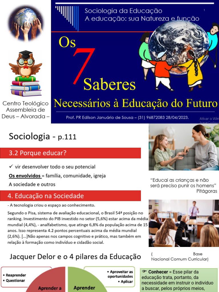 Aula 4 e 5 Sociologia | PDF