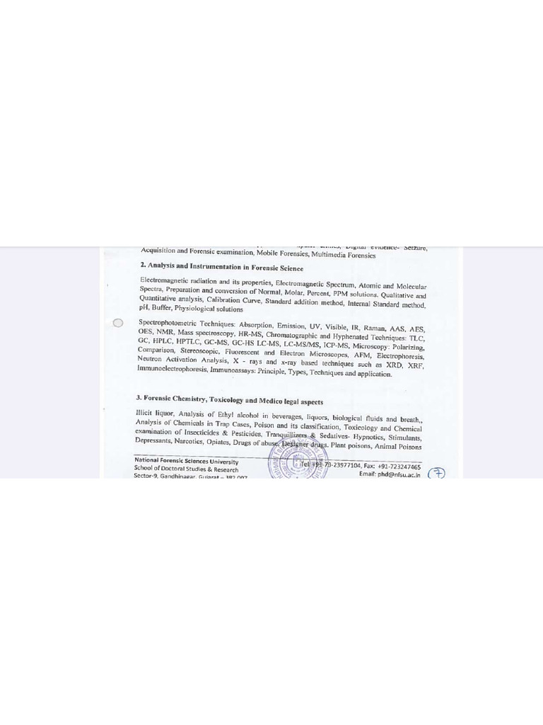 Lab Tech Syllabus | PDF