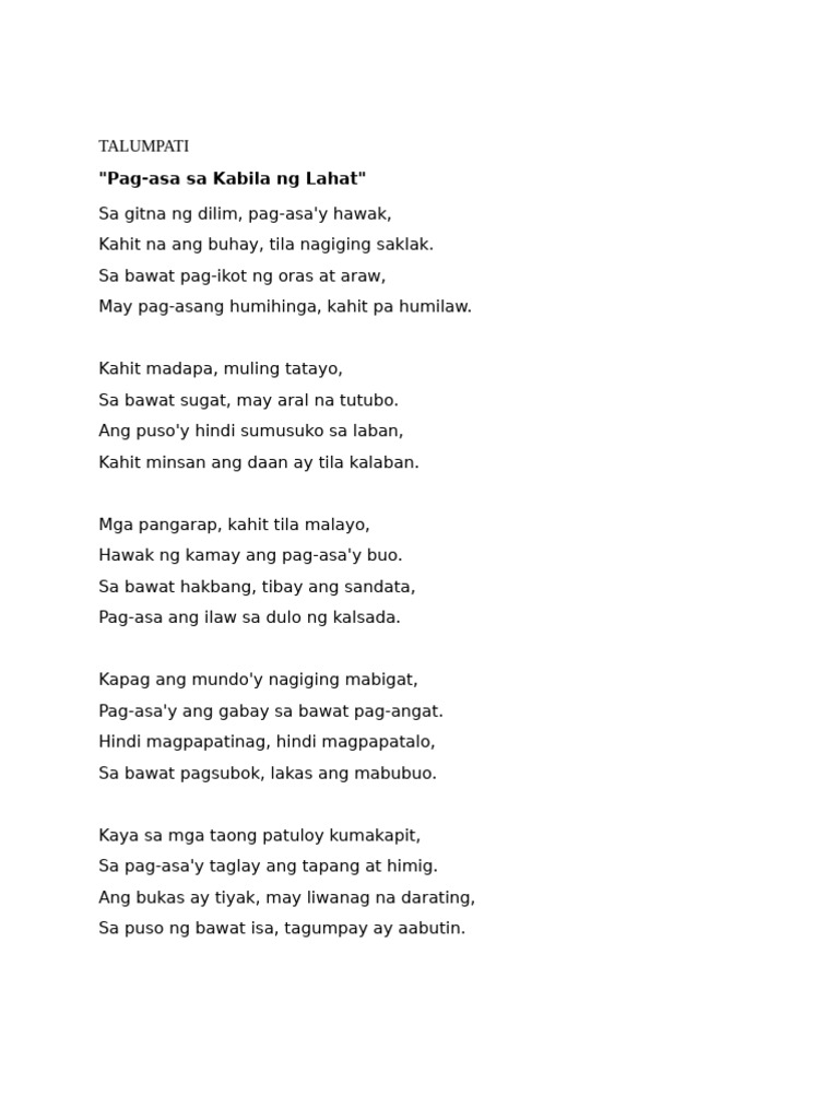 Talumpati | PDF