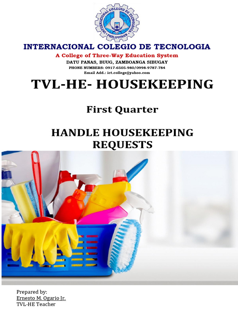 Housekeeping Module | PDF