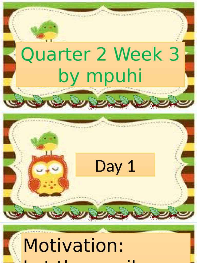 Quarter 2 Week 3 English | PDF
