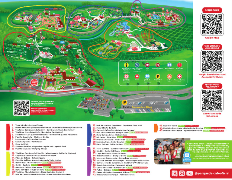 Mapa Parque Del Cafe PDF Sitio Web | PDF