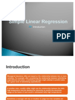 Simple Linear Regression