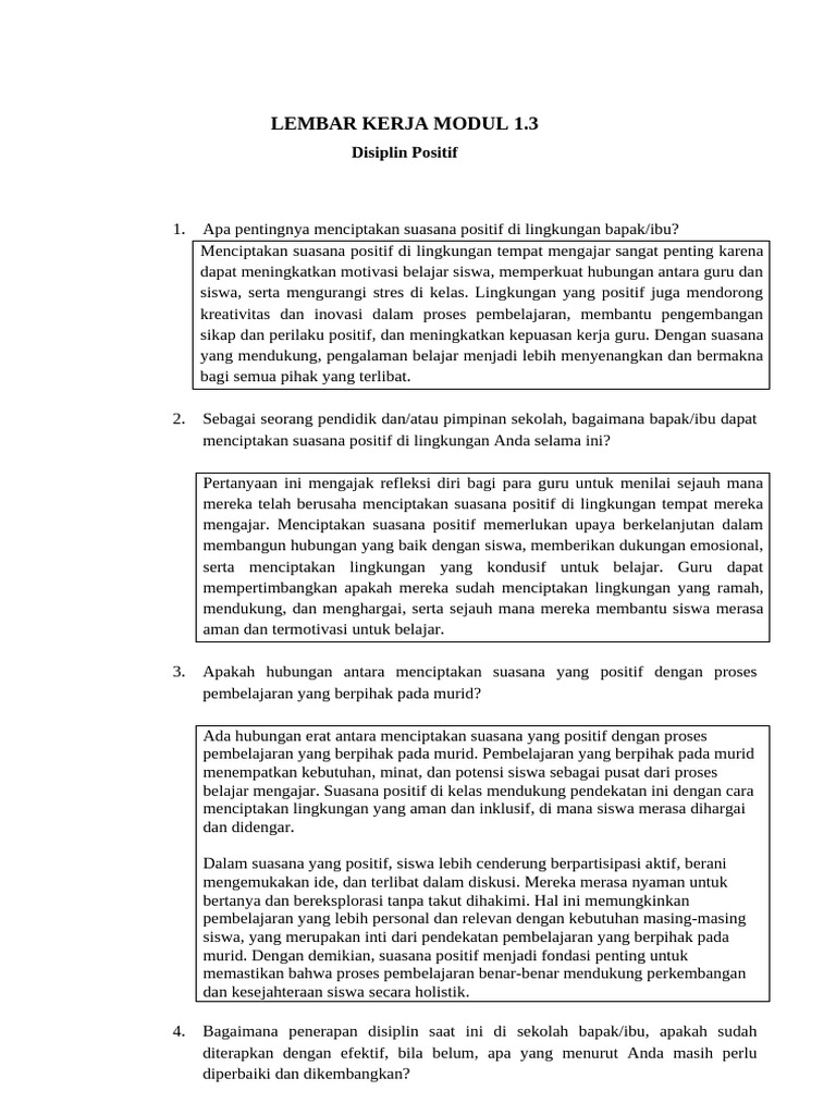 LK Modul 1.3 Level 1 - Lia Febria K | PDF