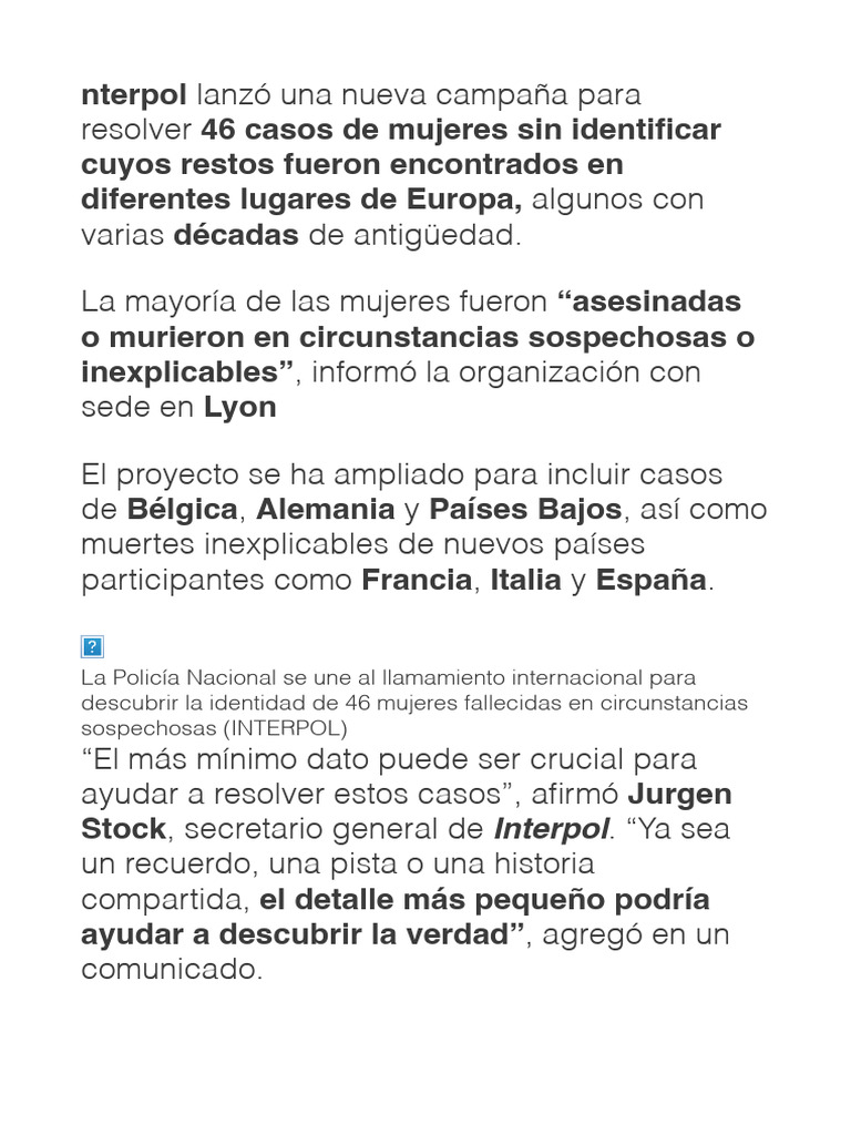 Interpol | PDF