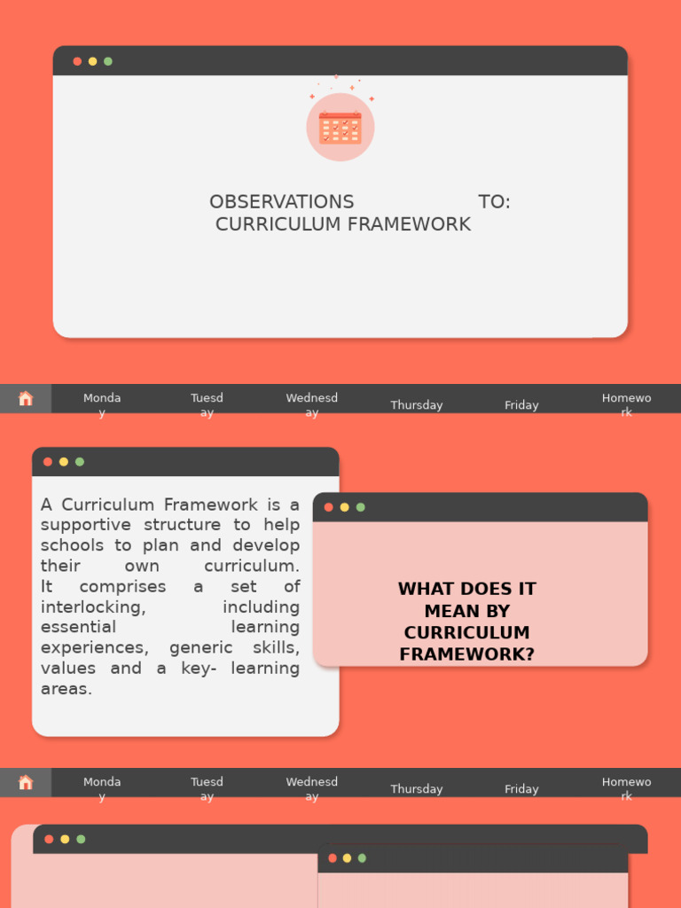 Curriculum Framework(Ppt) | PDF