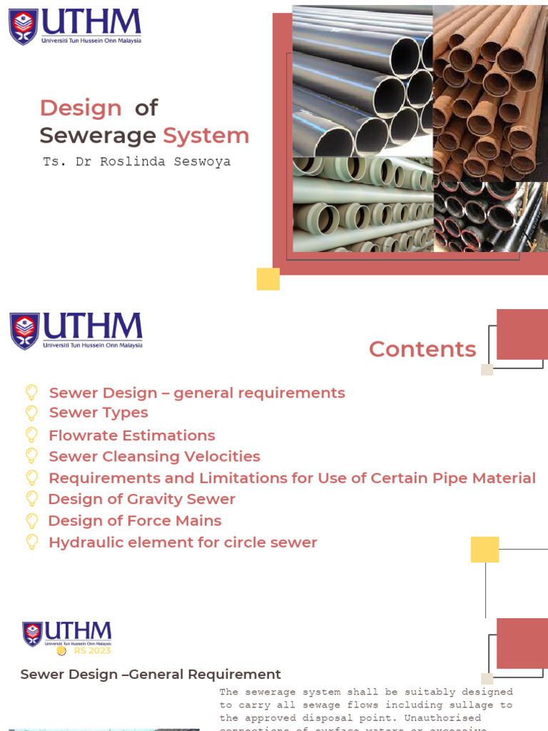Part 2 Designofseweragesystem | PDF