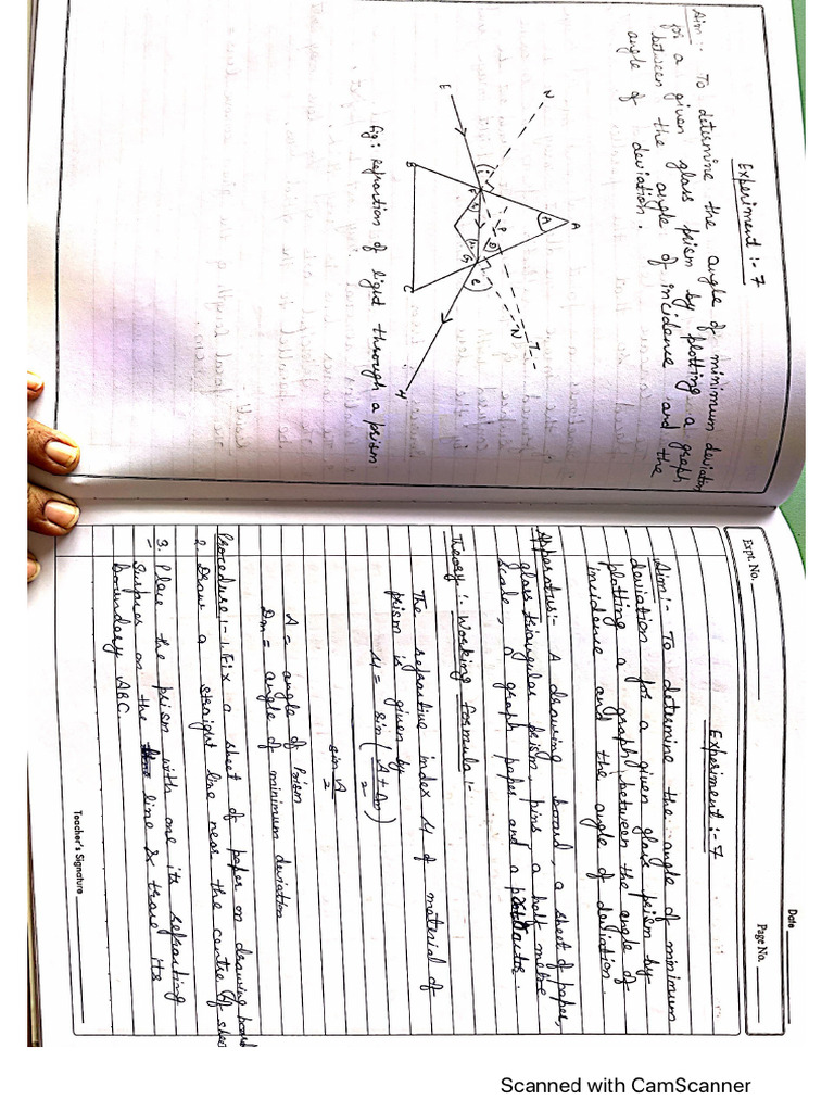 Prism Experiment | PDF