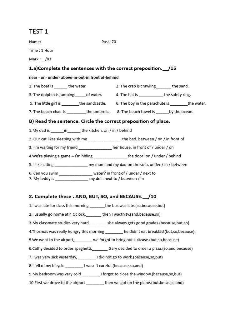 Tuition Test 2 | PDF