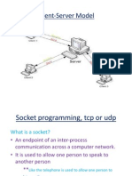 Socket Programming, TCP and Udp