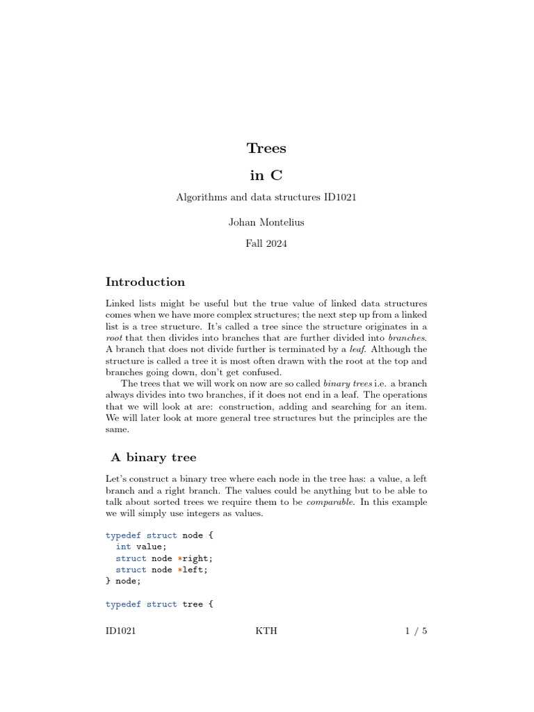 Trees C | PDF