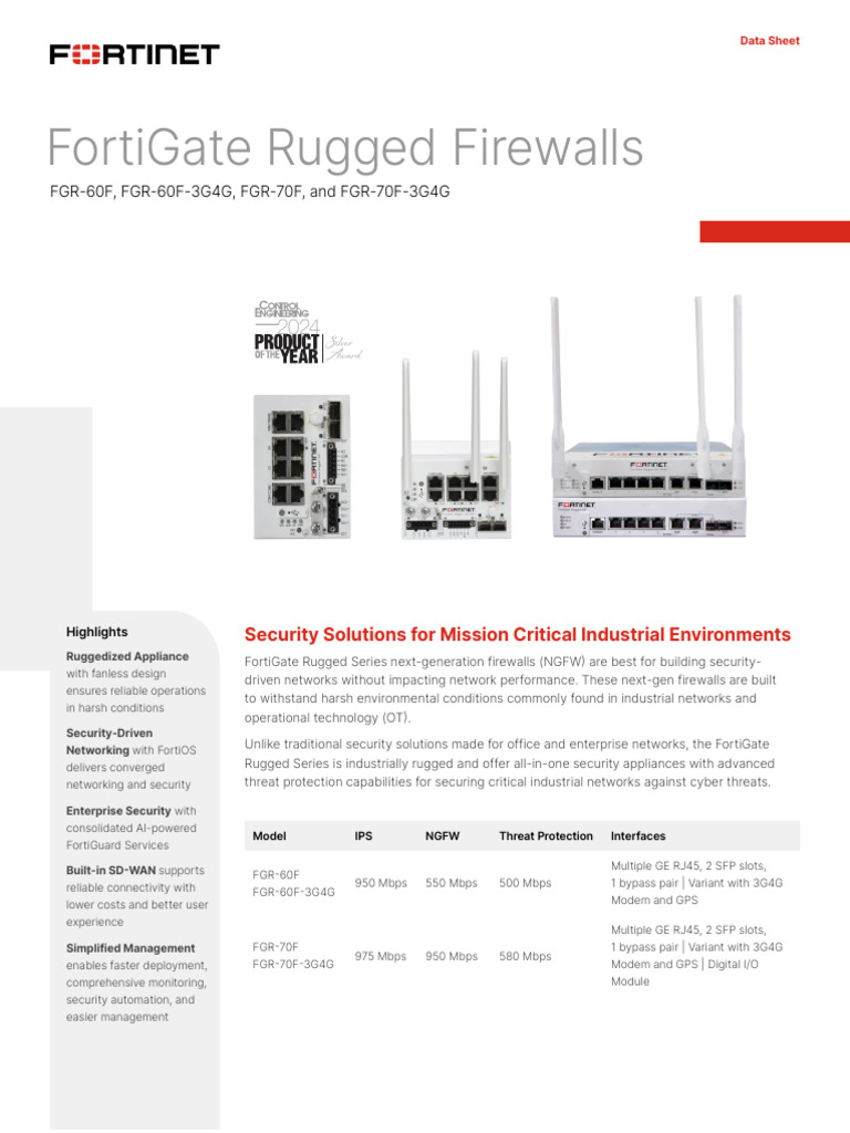FortiGate_Rugged_Series | PDF