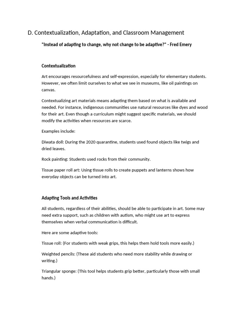 Contextualization Pdf