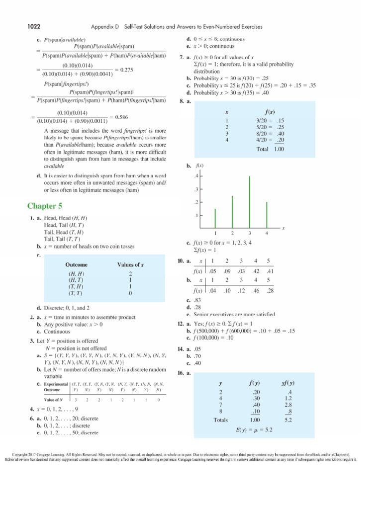 Solution Statistics - For - Business - and - Economics | PDF