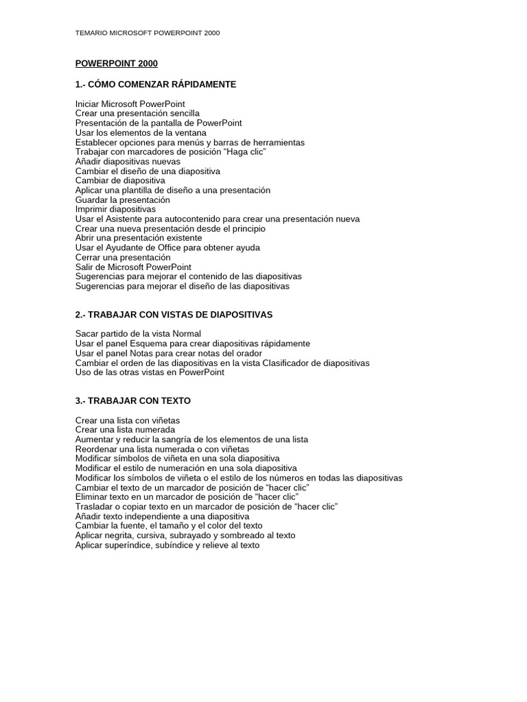 04 Microsoft PowerPoint 2000 | PDF
