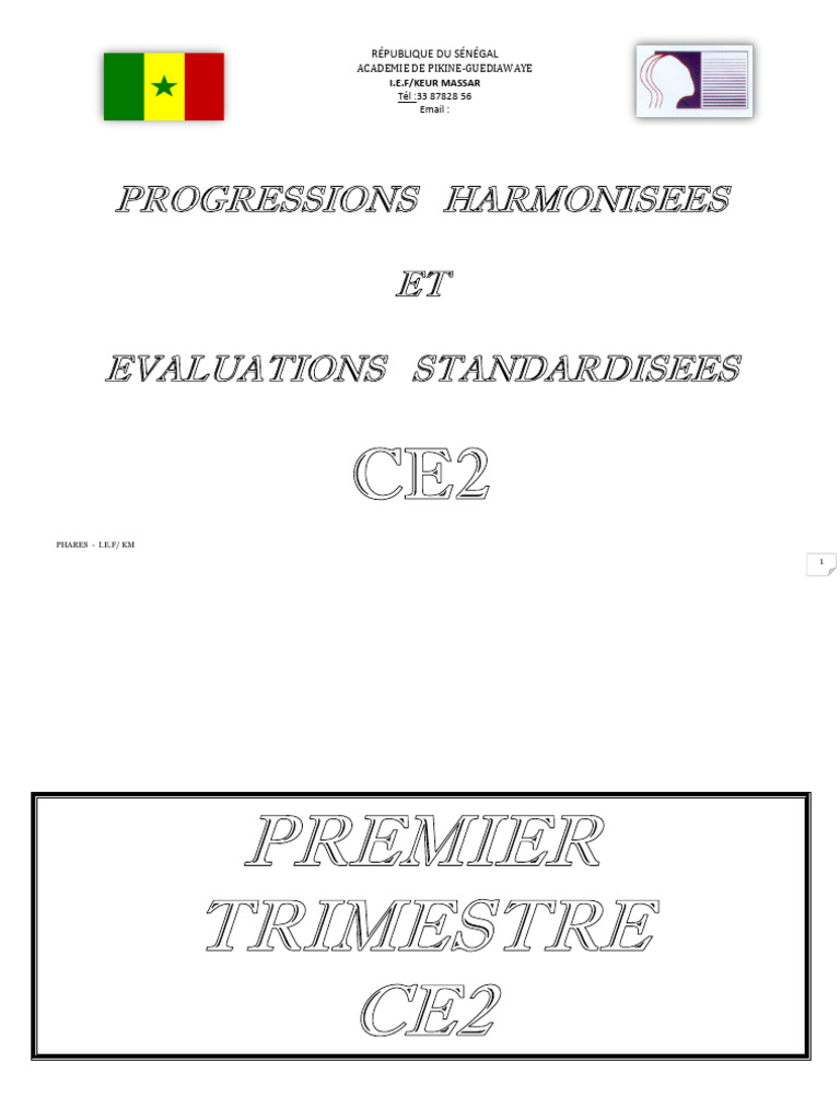 Phares Ief Keur Massar Ce2 | PDF