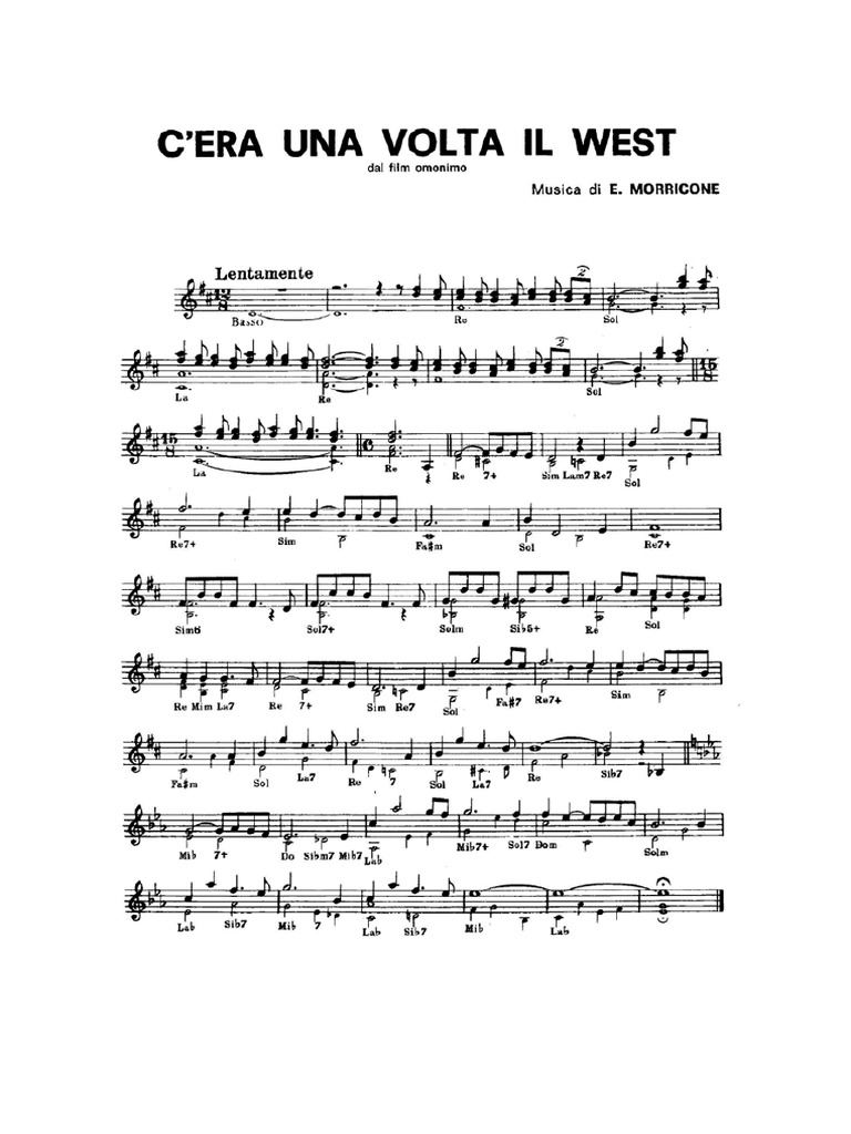 C era una volta il west pdf