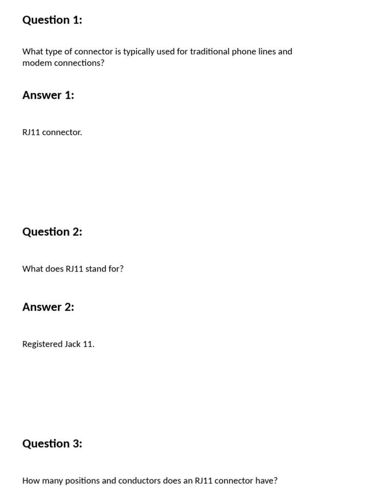 Copper Connectors - CompTIA Network+ N10-007 - 2.1-Flashcards | PDF