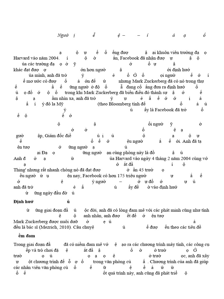 Case Study Development For Entrepreneur Mark Zuckerberg Pdf