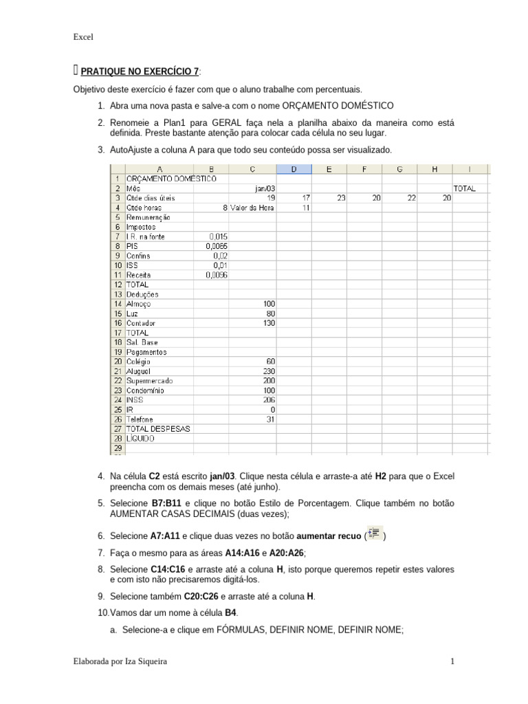 Apostila de Excel XP (Final) 1 | PDF | Microsoft Excel | Finanças e ...