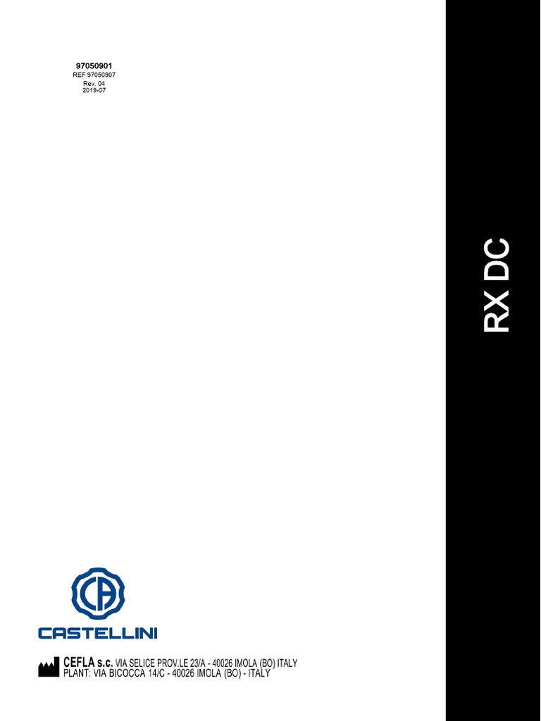 Castellini RX DC | PDF