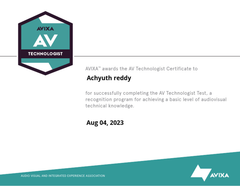 Certificate | PDF