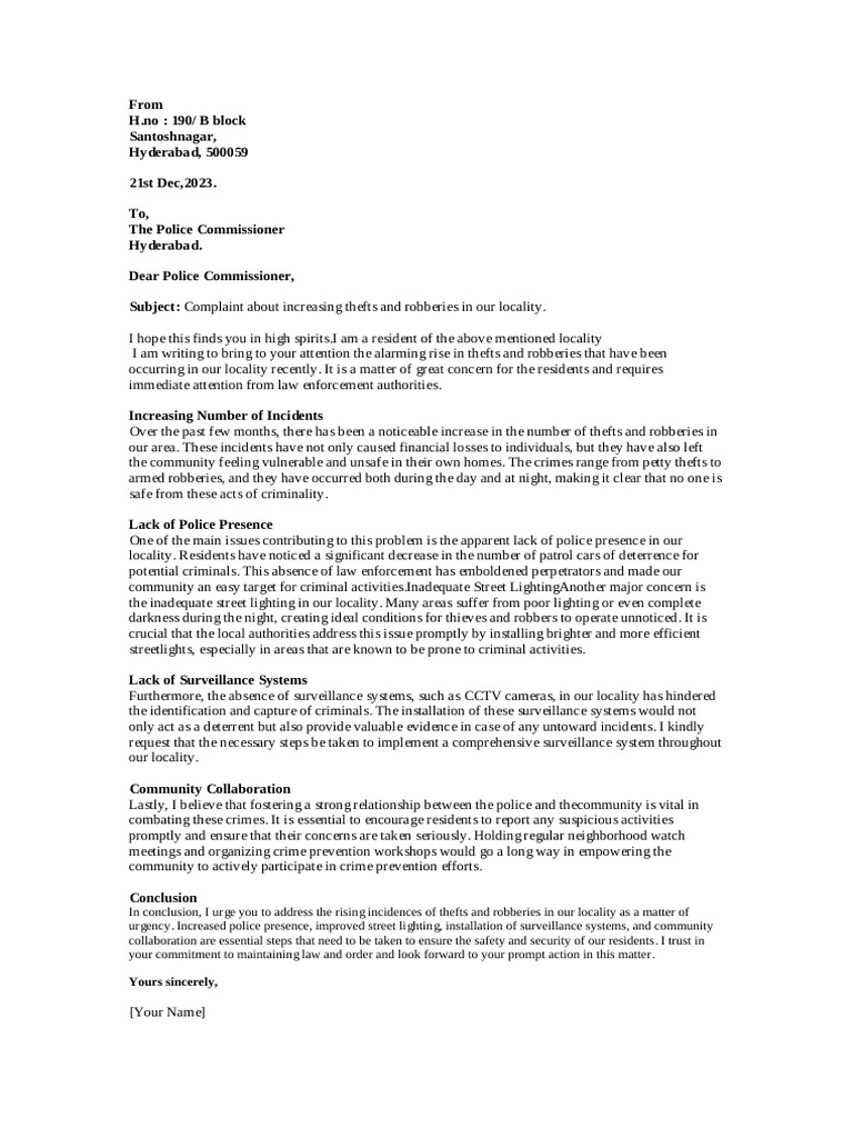 Formal Letter | PDF