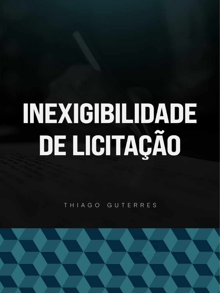 Ebook - Inexigibilidade | PDF
