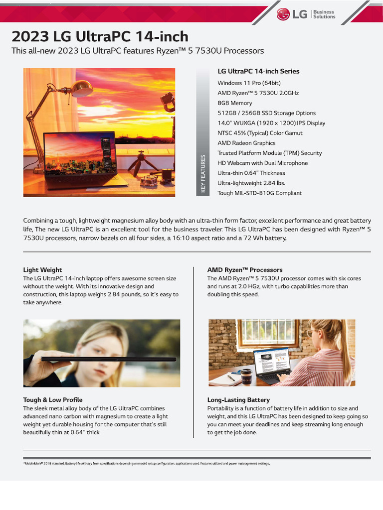 2023 LG UltraPC 14-Inch | PDF
