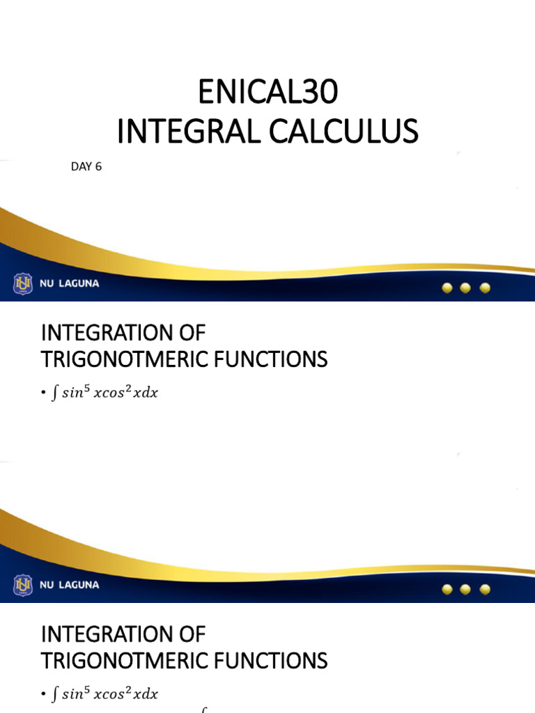 Enical30 Integration of Exponential Function | PDF