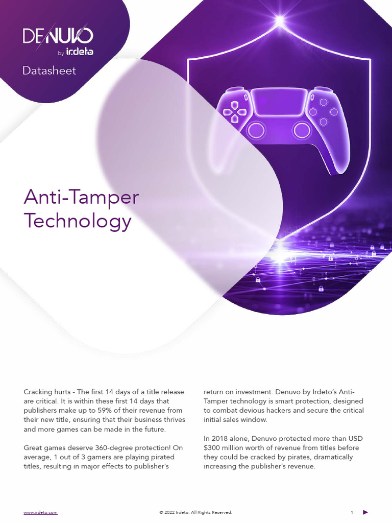 Denuvo Anti Tamper Technology | PDF