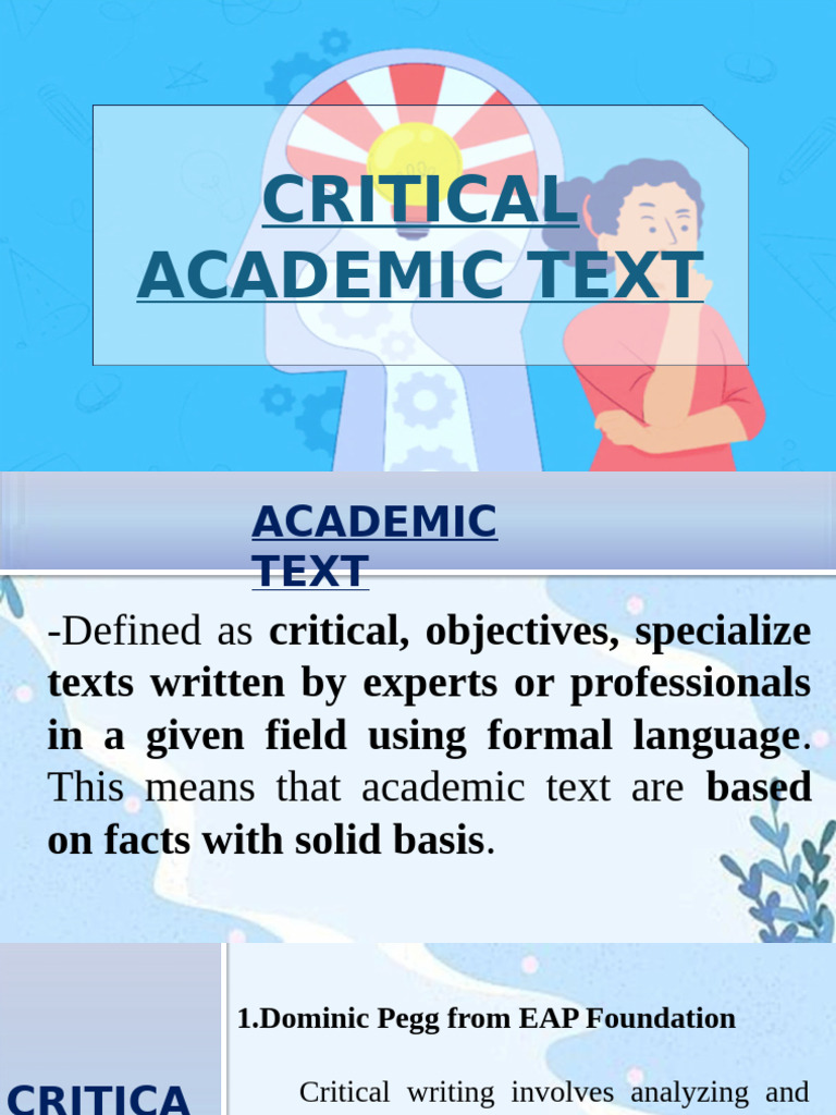 Group-4 Critical Academic Text 11-Amethyst | PDF