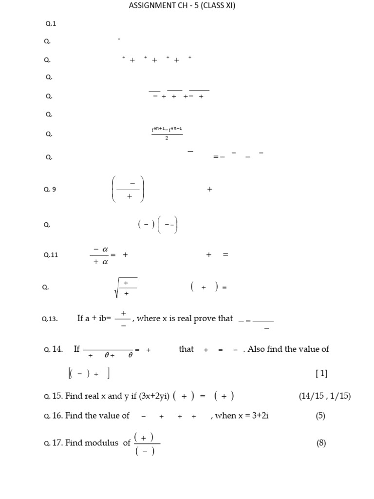 Complex no ch 5 pdf