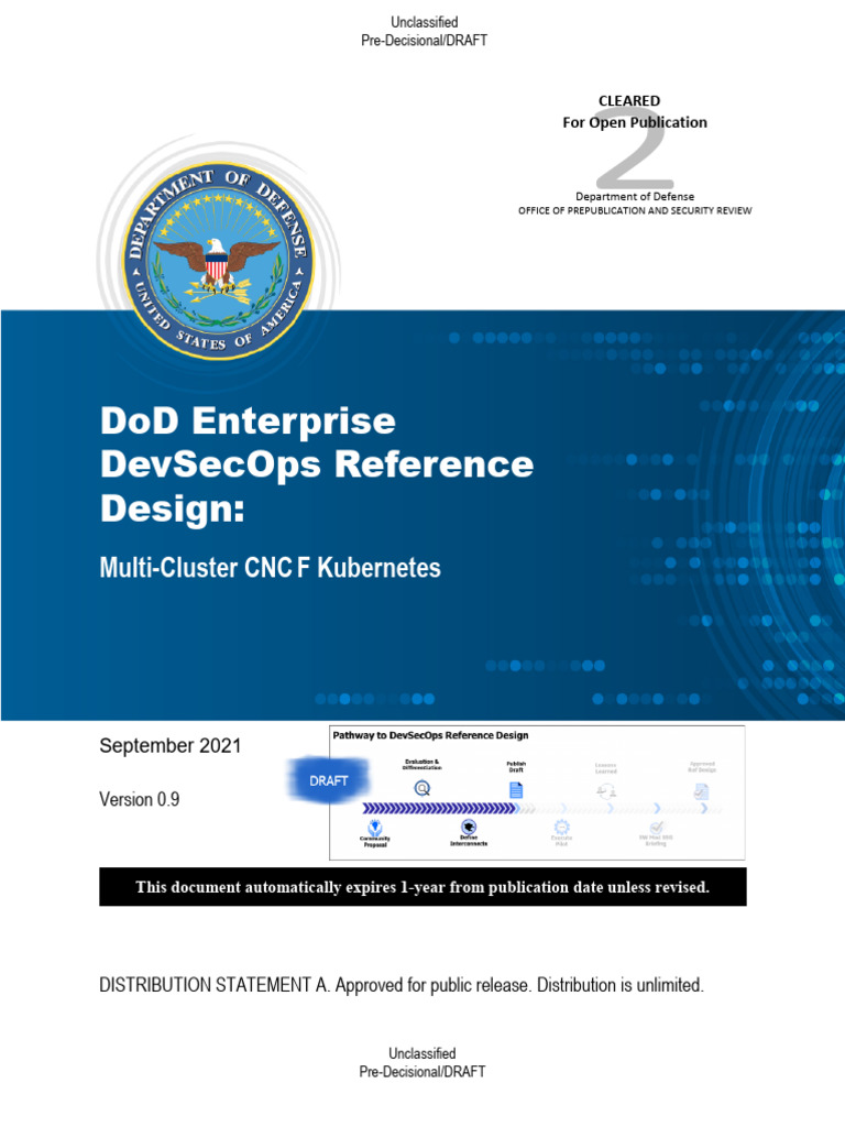 DoD Multi-Cluster Kubernetes Guide | PDF | Computer Security | Security