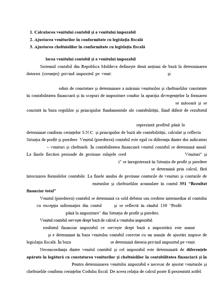 Modul de Calculare A Impozitului Pe Venit | PDF