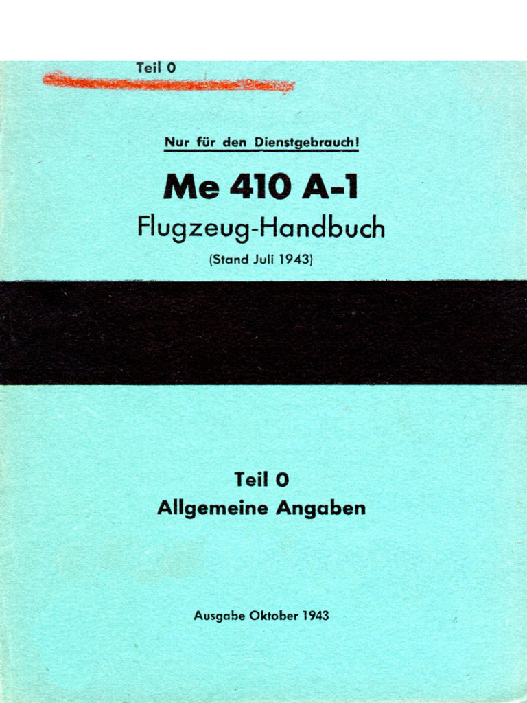 Me 410A 1 | PDF