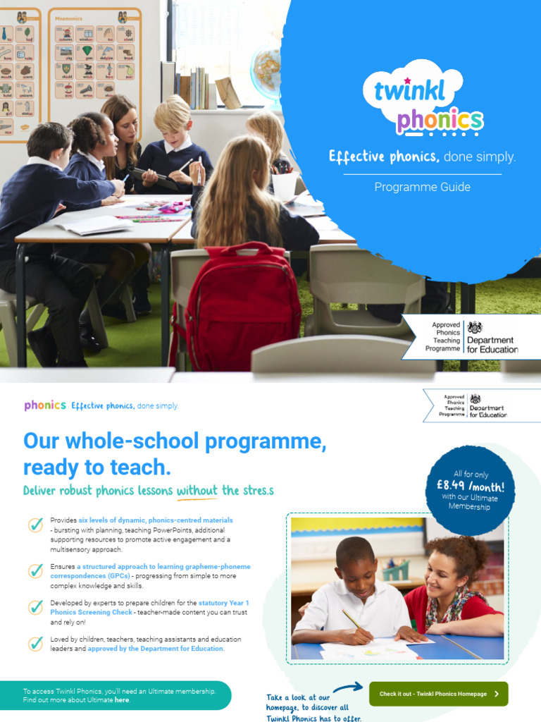 Phonics Programme Guide 2024 1 - Ver - 20 | PDF
