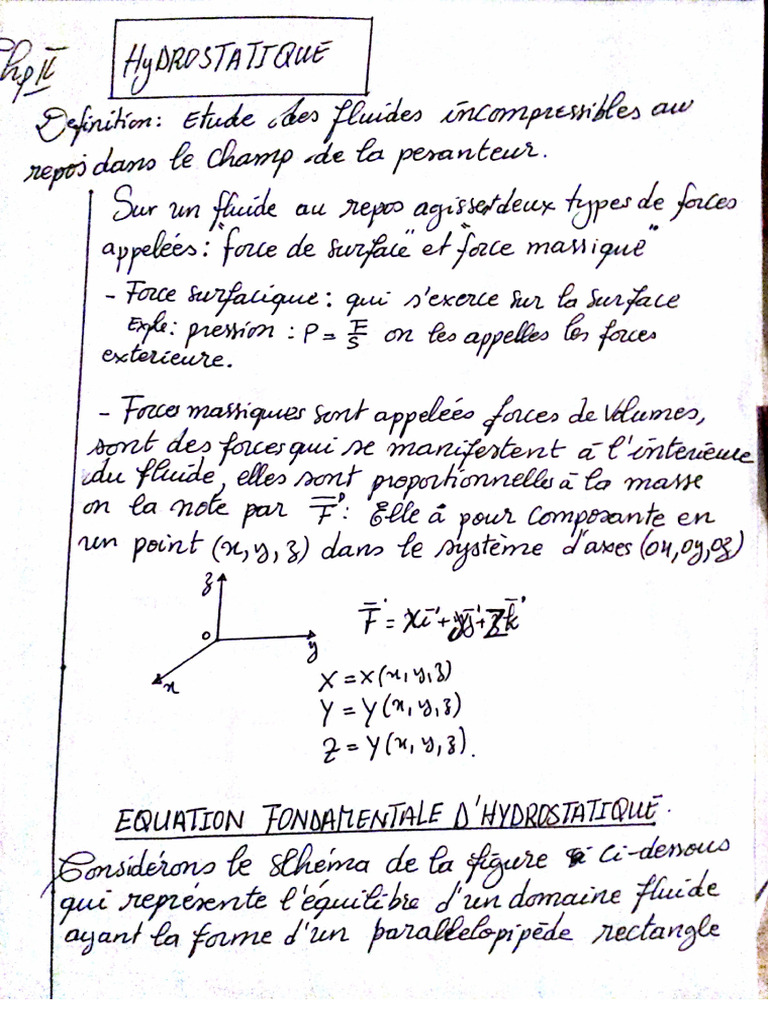 mecanique des fluides | PDF