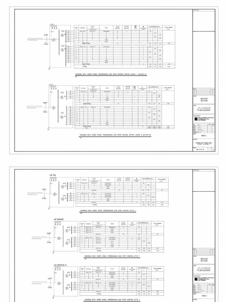 GBR Detail MEP PROJECT AHM | PDF