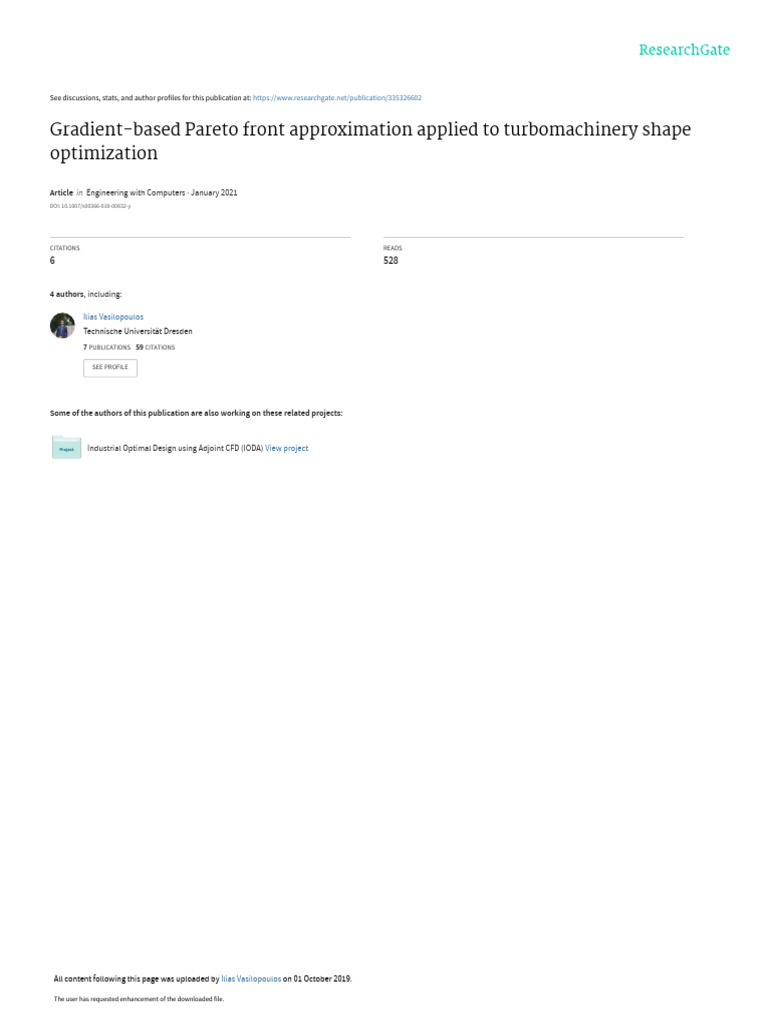Vasilopoulos Et Al. - 2021 - Gradient-Based Pareto Front Approximation ...