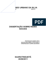 Dissertação sobre Redes Sociais